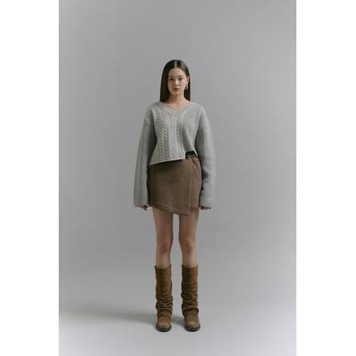 softseoul Unbalanced Cable Knit