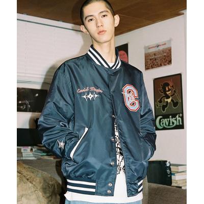 cavish CVS BASEBALL JACKET NAVY