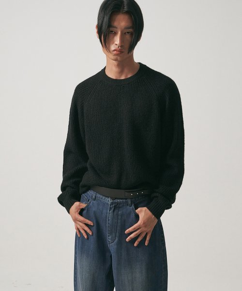 noirer Kidmohair Overfit Sweater