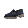 Slipper PAUL GREEN "Paul Green Slipper Veloursleder", Damen, Gr. 40,5, blau space, Veloursleder, casual, Schuhe
