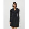 Strickkleid LEGER "Marou, LeGer by Lena Gercke", Damen, Gr. 34, N-Gr, schwarz, Strick, Obermaterial: 100% Polyester, unifarben, casual, regular fit ca. Mitte Oberschenkel, Rundhals, Langarm eingesetzt gerader Abschluss, Kleider, Regular fit mit...