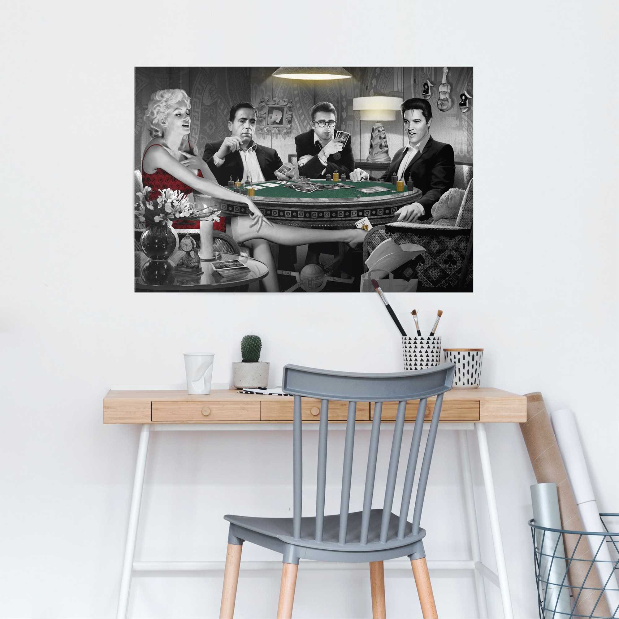 Poster REINDERS "Chris Consani - four of a kind", schwarz (farbe bild(er): schwarz), B:91,5cm H:61cm T:0,1cm, Holzwerkstoff, Bilder Image
