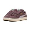 Sneaker PUMA "SUEDE XL", Gr. 46, raisin, warm weiß, Leder, mehrfarbig, sportlich, Schuhe