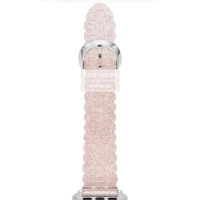 Kate Spade Accessories | Kate Spade New York Apple Watch 38/40/41mm Band Pink Glitter New | Color: Pink | Size: Os