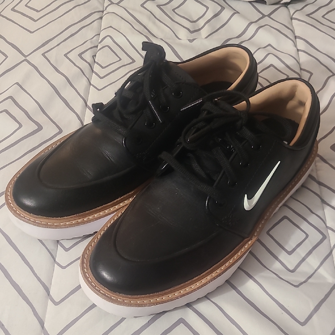 Nike Shoes | Euc Nike Janoski G Tour Men's Golf Shoes Size 7 | Color: Black/White | Size: 7