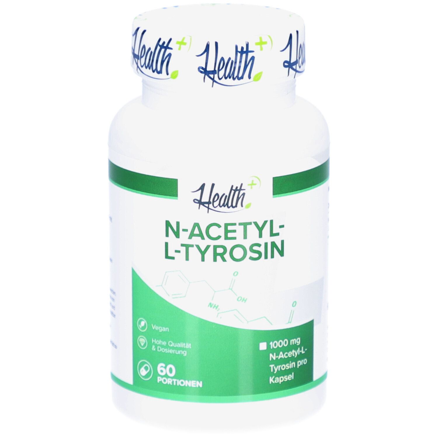 Health+ N-Acetyl L-Tyrosine (60 Caps) Unflavored 60 St Kapseln