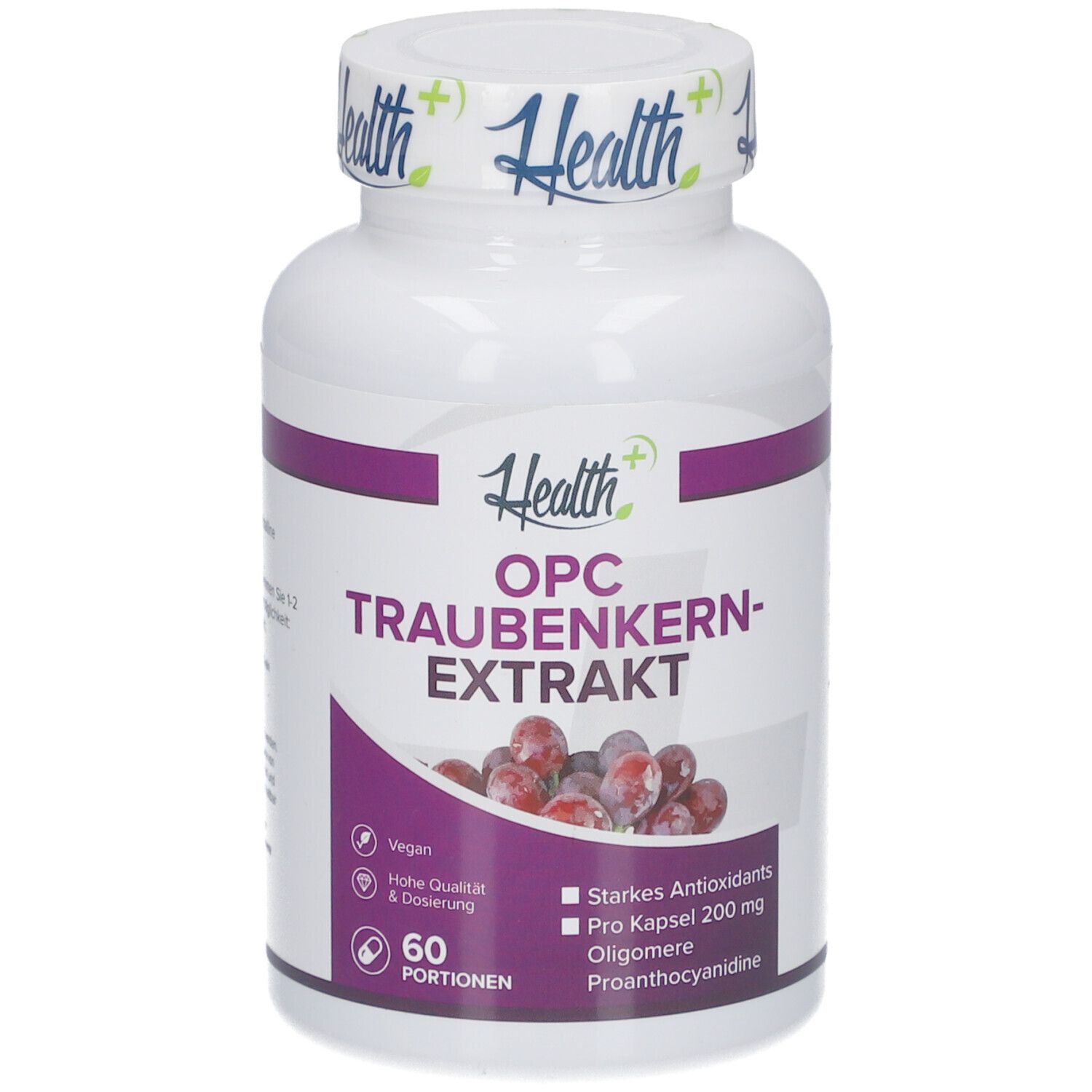 Health+ Grape Seed Extract (120 Caps) Unflavored 120 St Kapseln Image