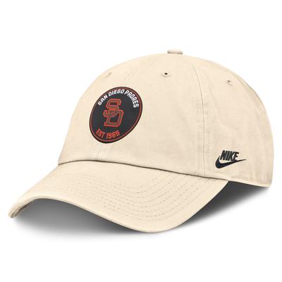 San Diego Padres Nike Club Unstrukturierte Kappe aus Bio-Baumwolle Image