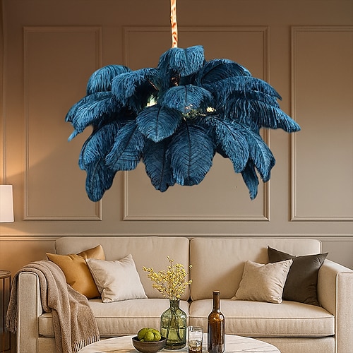 75 cm Laterne Desgin Pendelleuchten Metall Galvanisierung Modern 110-120V 220-240V Image