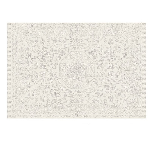 Vintage-Perserteppich, dekorativer rutschfester Teppich aus Kunstkaschmir, weiche Bodenmatte, strapazierfähige Teppiche für den Alltag – perfekt für Familien Haustiere Image