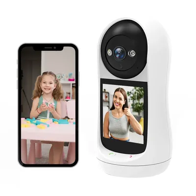 3MP PTZ Wifi IP Camera.Video Call 2.8 Inch IPS Screen.Baby Cried detection.Security Camera.monitor.BAB285