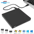 Lettore CD DVD esterno sottile USB 2.0 Unità CD/DVD Unità disco esterna USB 2.0 CD-ROM DVD-ROM ottico per MacBook Laptop PC desktop