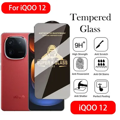 King Kong Gorilla Tempered Glass For IQOO 12 Screen Protector for VIVO IQOO 12