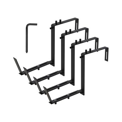 Fresh Fab Finds 4Pc Adjustable Planter Box Brackets