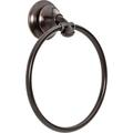 Delta Linden™ Wall Mount Round Closed Towel Ring Bath Hardware Accessory Metal in Brown | 7.87 H x 6.5 W x 2.56 D in | Wayfair 79446-RB