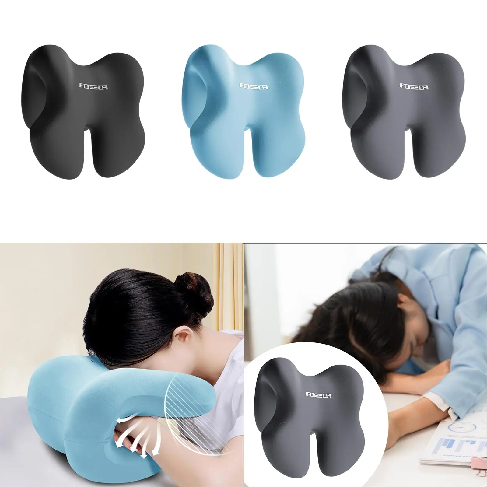 Nackenstütze aus Memory-Schaum, multifunktional, weich, tragbar, Stuhlkissen für Bett, Lesen, Gaming, Arbeitsstuhl, Reisen, Schlafen