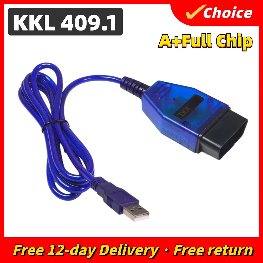 Für VAG KKL 409,1 CH340 Chip OBD2 Diagnose Werkzeuge USB Schnittstelle für Vag 409 Diagnose Kabel OBD2 Scanner Image
