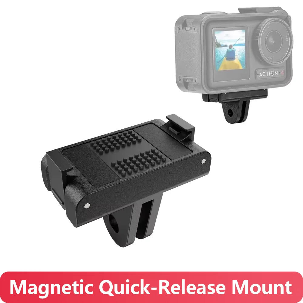 Action 6/5/4/3 magnetische Schnellverschluss-Adapterhalterung für DJI Osmo Action 6 5 PRO 4 3 Action-Kamera-Schnellverschluss-Montagebasis Image