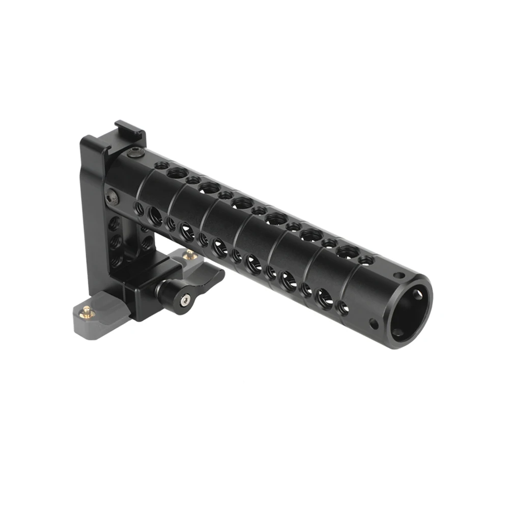 HDRig Kamera-Käse-Top-Griff mit Schnellverschluss, NATO-Schiene und Kaltschuhhalterung für DSLR-Kamerakäfig und Monitorkäfighalterung Image