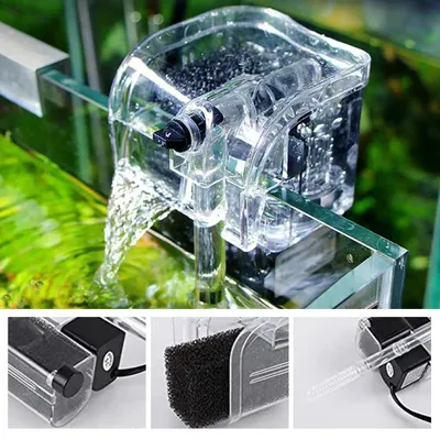 Externe Filter Aquarium Aquarium Wasserfall Filter Pumpe Hängen Aquarium Wand-montiert Wasser Aquarium Zubehör 2022 Neue