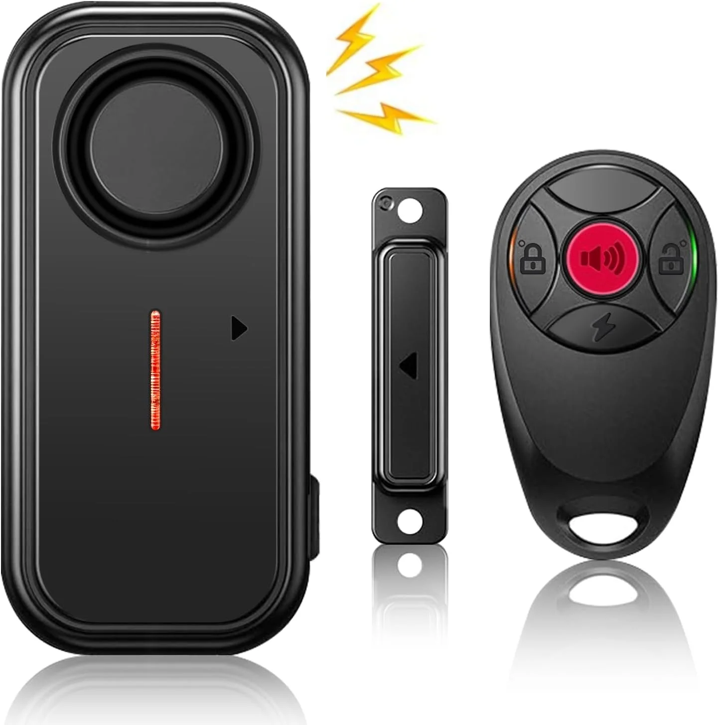 Outdoor Tür Fenster Alarm Sensor Sicherheit Mit Fernbedienung Einbrecher Alarm Magnetische Sensor Tür Alarm System Hause Schutz Image