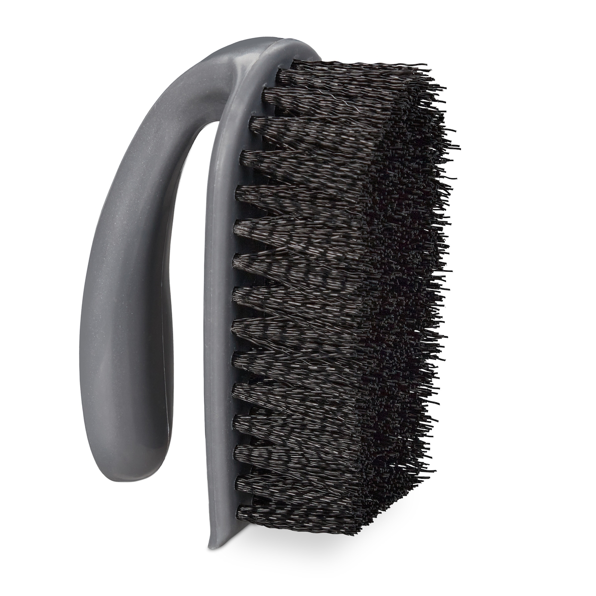 Relaxdays Scheuerbürste 6er Set, harte Borsten, mit Griff, Putzbürste Bad, Küche, Teppich, Schuhbürste, Kunststoff, grau Image