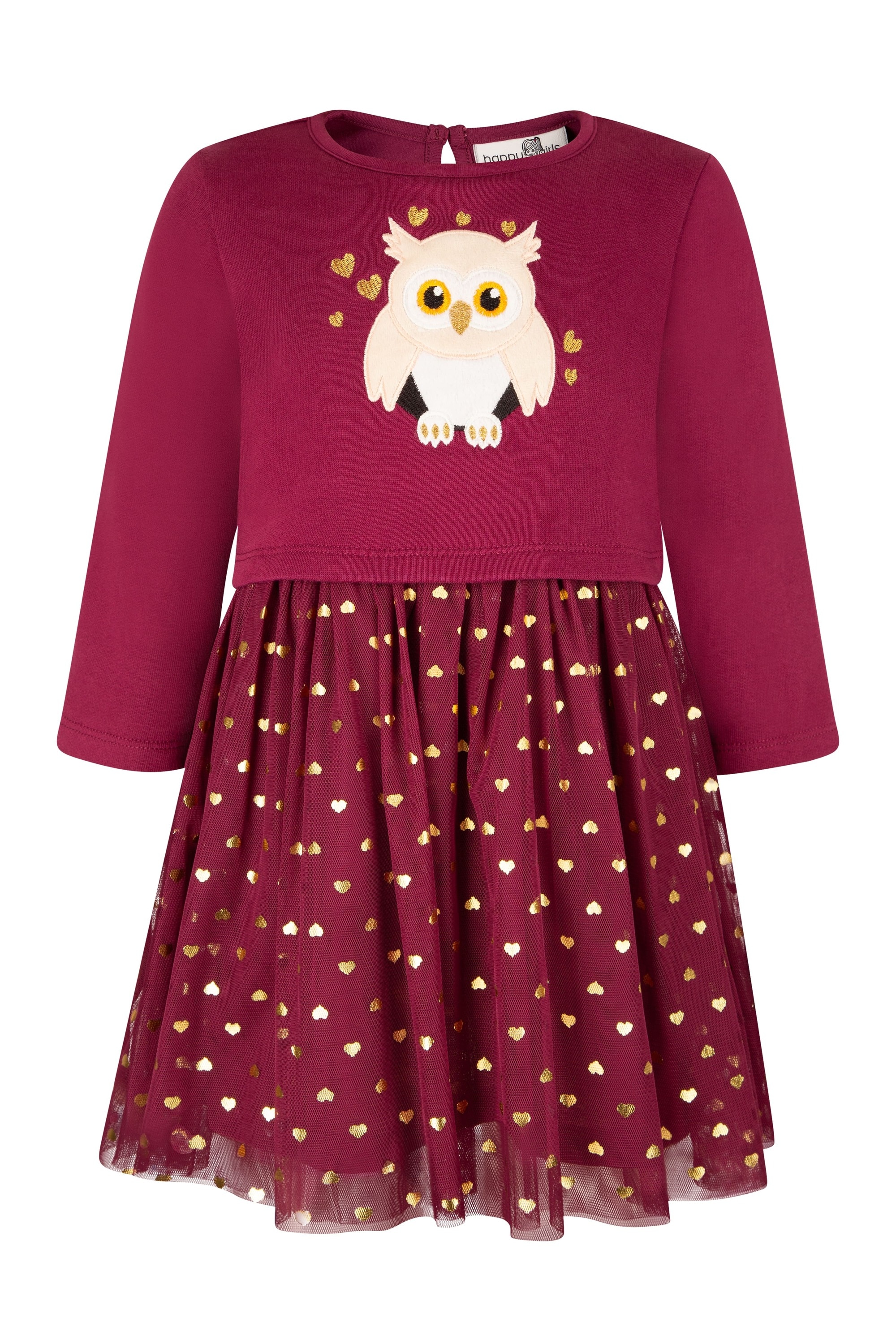 Sommerkleid HAPPY GIRLS "dress", Mädchen, Gr. 80, EURO-Größen, berry, Stoff, 100% Baumwolle, normal, Kleider Image