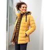 Steppjacke CASUAL LOOKS, Damen, Gr. 54, gelb (ocker), 100% Polyester, unifarben, Langarm, Jacken