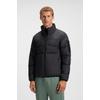 Daunenjacke BOSS GREEN, Herren, Gr. XL, blau (dunkelblau402), Web, Obermaterial: 100% Polyester. Füllung: 80% Entendaune, 20% Entenfeder, unifarben, casual, regular fit normal, hoch geschlossener Ausschnitt, Langarm abgesteppte Kante, Jacken,...