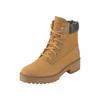 Schnürboots TIMBERLAND "CARNABY COOL MID LACE UP BOOT", Gr. 39,5, beige (wheat), Leder, sportlich, Schuhe, Winterstiefel, Schnürstiefel, Winterschuhe