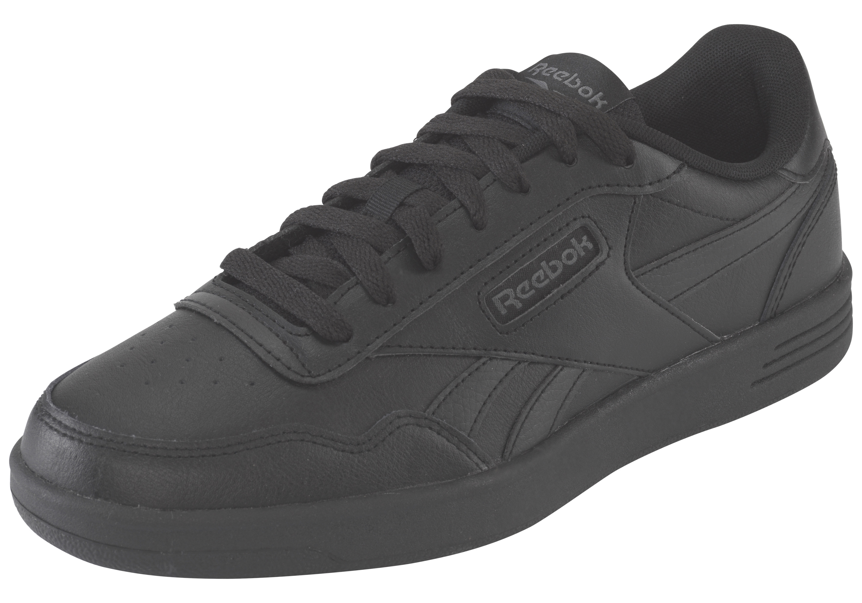Sneaker REEBOK CLASSIC "REEBOK COURT ADVANCE", Damen, Gr. 42, cschwarz, purgry, cschwarz, Synthetik, Schuhe Sneaker