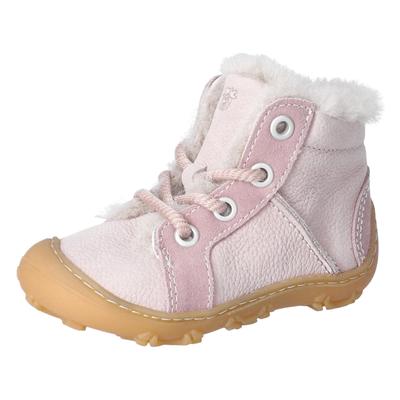 Winterstiefel PEPINO BY RICOSTA "Elia WMS: weit", Kinder, Gr. 25, rosa, Leder, casual, Schuhe, Lauflernschuh mit Warmfutter, Größenschablone zum Download Image