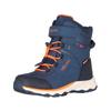 Winterstiefel TROLLKIDS "KIDS HAFJELL WINTER BOOTS XT", Gr. 31, nordic blau, mystic blau, flame orange, Synthetik, Textil, sportlich, Schuhe, wasserdicht, Klettverschluss, reflektierende Details