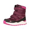 Winterstiefel TROLLKIDS "KIDS RAULAND WINTER BOOTS", Damen, Gr. 40, rosa (rotwood, magenta), Textil, Synthetik, sportlich, Schuhe, wasserdicht, Klettverschluss, reflektierende Details