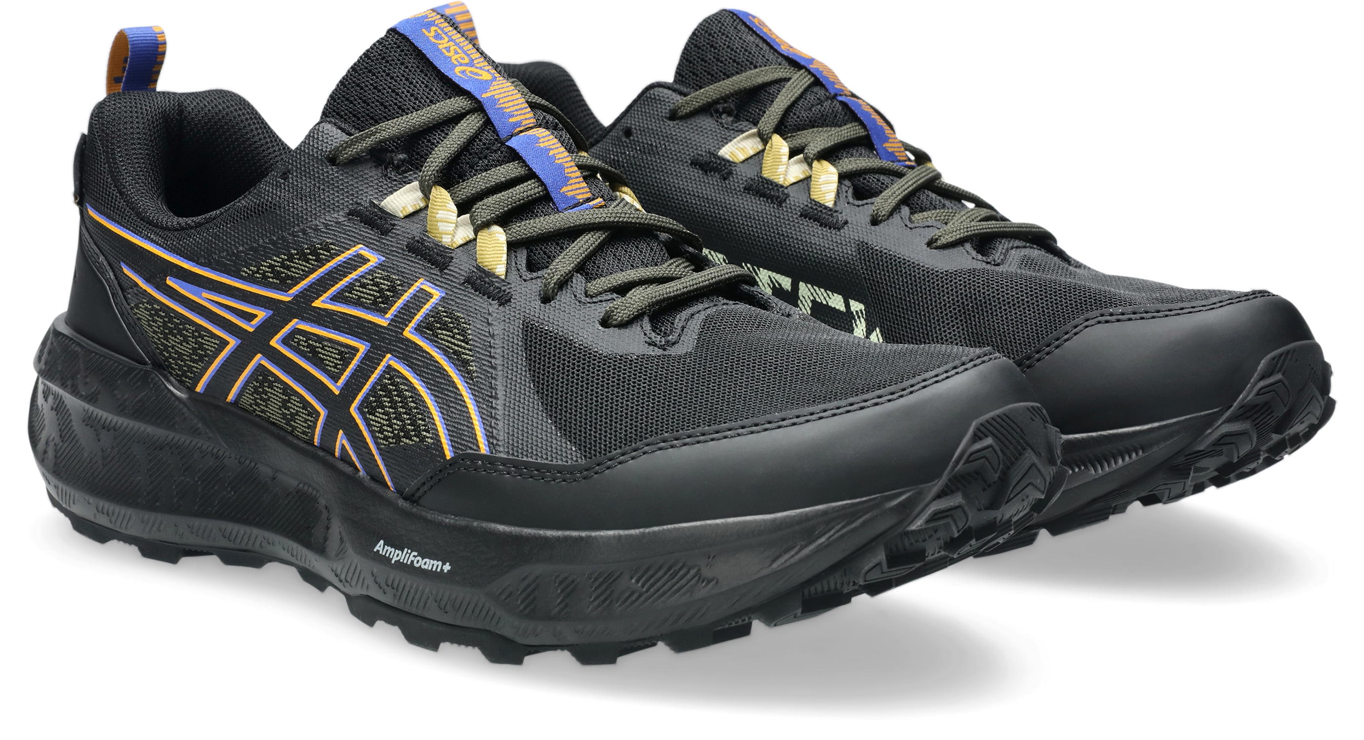 Trailrunningschuh ASICS "GEL-SONOMA 8 GTX", Herren, Gr. 44,5, schwarz (schwarz, schwarz cobalt), Textil, Schuhe, wasserdicht