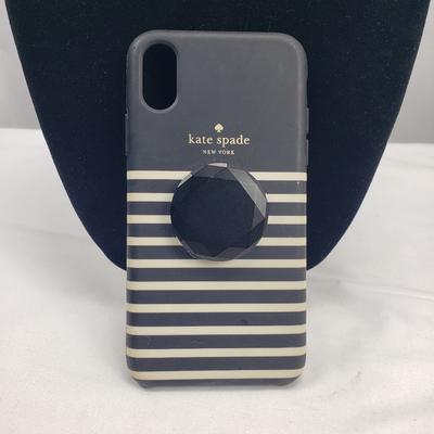 Kate Spade Cell Phones & Accessories | Kate Spade Iphone Xr Phone Case With Popsocket | Color: Black/Cream | Size: Os