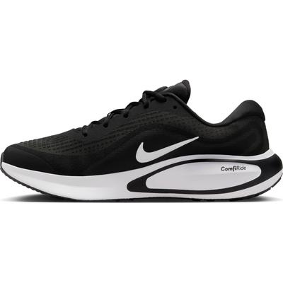 Laufschuh NIKE "NIKE JOURNEY RUN", Gr. 42,5, schwarz-weiß (schwarz, weiß, anthrazit), Textil, Synthetik, sportlich, Schuhe