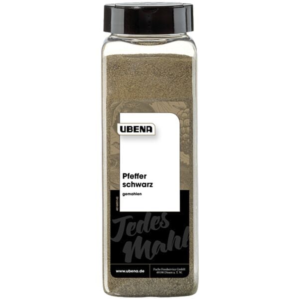 UBENA Pfeffer schwarz gemahlen 600 g schwarz Image