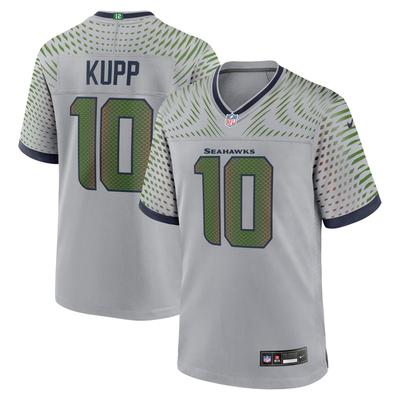 Nike Cooper Kupp Wolf Gray Seattle Seahawks 2025 Rivalries Collection Spieltrikot für Herren Image