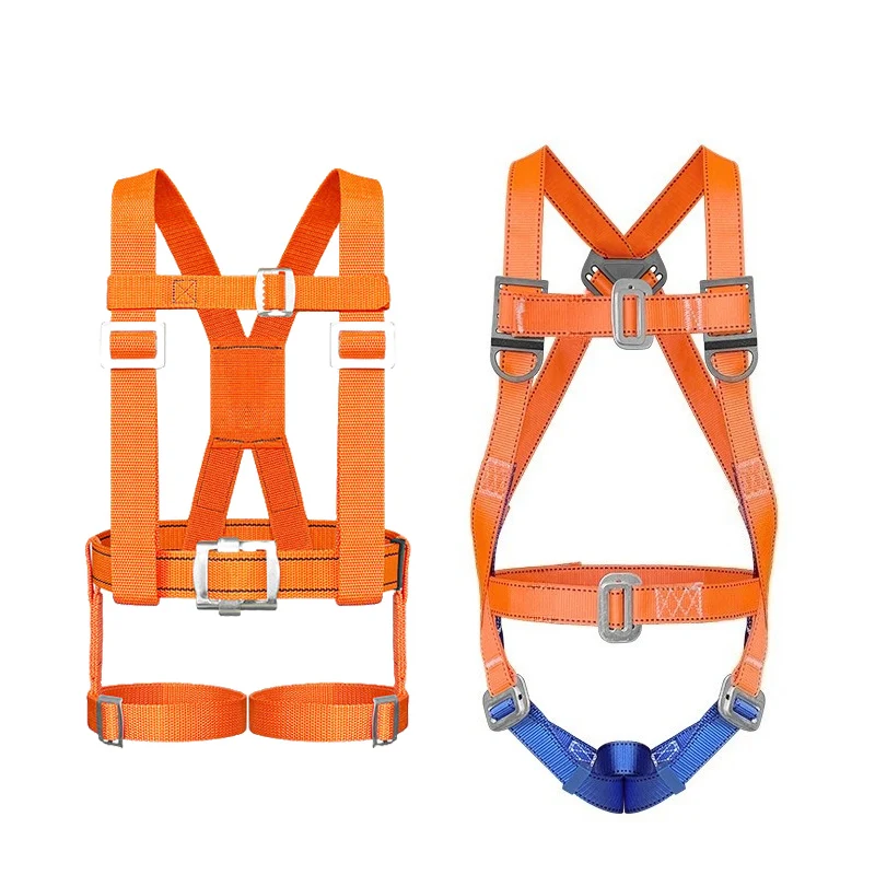 Harnais de sécurité à cinq points, 1 pièce, harnais de sécurité pour le travail à haute Altitude, corde de sécurité, mousqueton, Protection de sécurité pour l