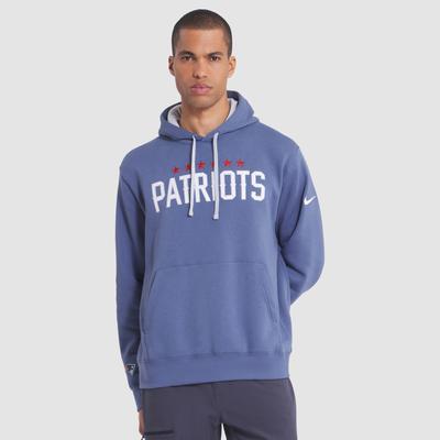 Nike Storm Blue New England Patriots 2025 Rivalries Collection Club Hoodie für Herren Image