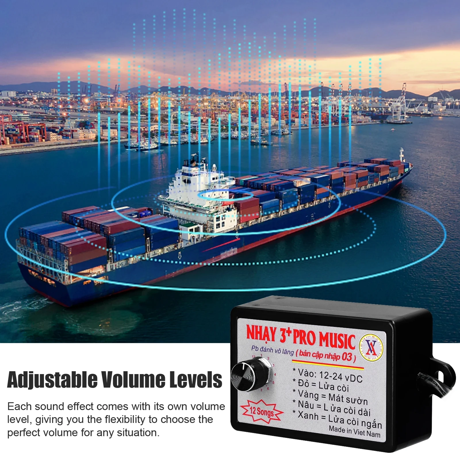 Autohupe Controller Hochleistungs-Sound Control Unit 12-24V Sound Control Unit Image