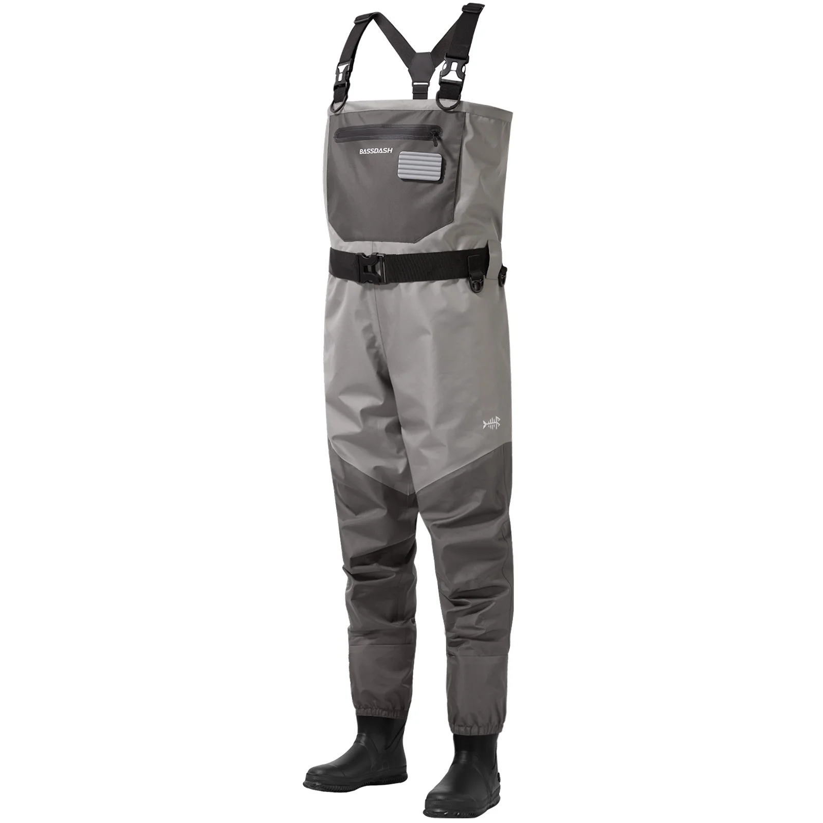BASSDASH FW08 Boot Foot Herren Atmungsaktive Wathose Wasserdicht Fliegenfischen Brust Angeln Wader Leicht Image