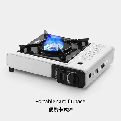 2025Portable Outdoor Cassette Stove Butane Gas Stove for Hot Pot BBQ Camping Cooking Lightweight Compact Design
