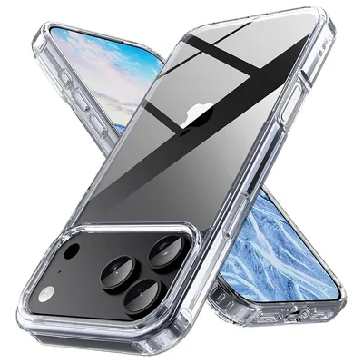 Shockproof Hard Acrylic Crystal Case for iPhone 17 Pro Max Case Military Grade Back Slim Case for iPhone 17 Air Back Cover Shell