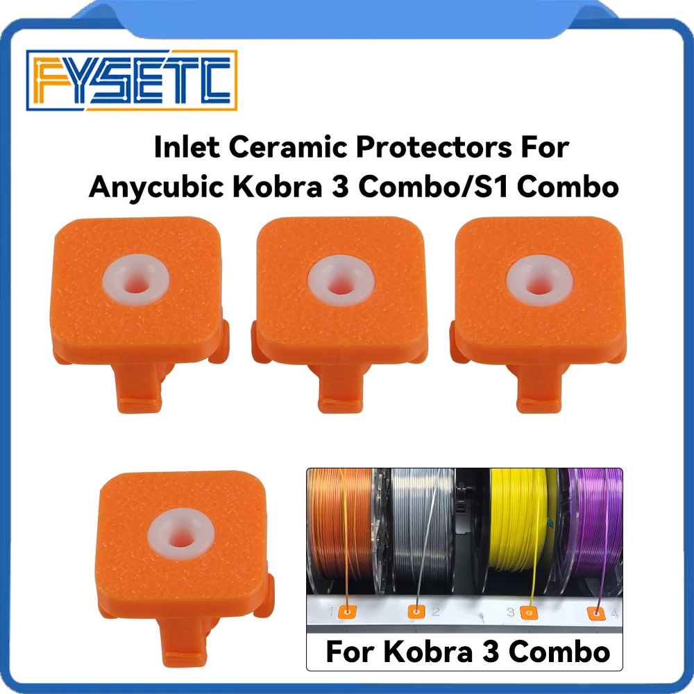 Für Anycubic S1C/Kobra 3 Combo Keramik-Einzugsschutz ACE Pro Upgrade Keramikschutz Zubehör 3D-Drucker Ersatzteile Image