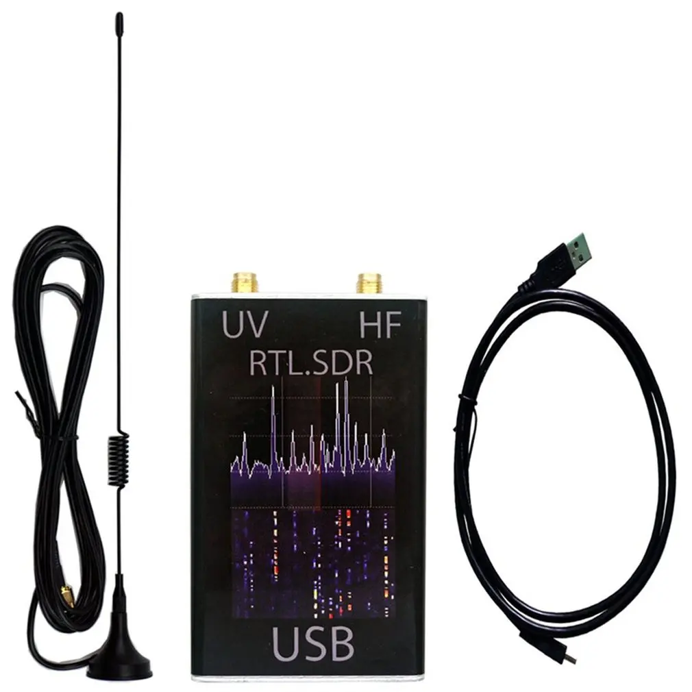 100KHz-1,7GHz UV RTL-SDR USB Tuner Empfänger Volle Band RTL-SDR RTL2832U + R820T2 Radio Empfänger Dropshipping Großhandel Image