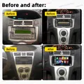 Wireless Carplay Android Car Multimedia 2Din Radio per Toyota Yaris 2 Vios Berlina Belta XP90 2006-2012 Unità principale 7 "Schermo Stereo
