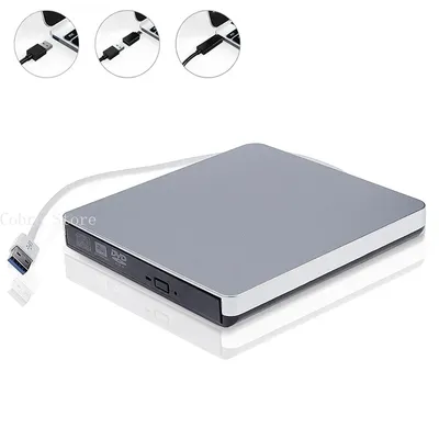 Schlanke externe DVD RW CD Writer Drive Brenner USB 3,0 Reader Player optische Laufwerke für Laptop PC DVD Brenner DVD