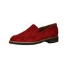 Slipper PAUL GREEN "Paul Green Slipper Veloursleder", Damen, Gr. 39, rot, Veloursleder, casual, Schuhe